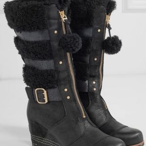 ***ISO*** SOREL WOMEN’S HELEN WEDGE HOLIDAY BOOT